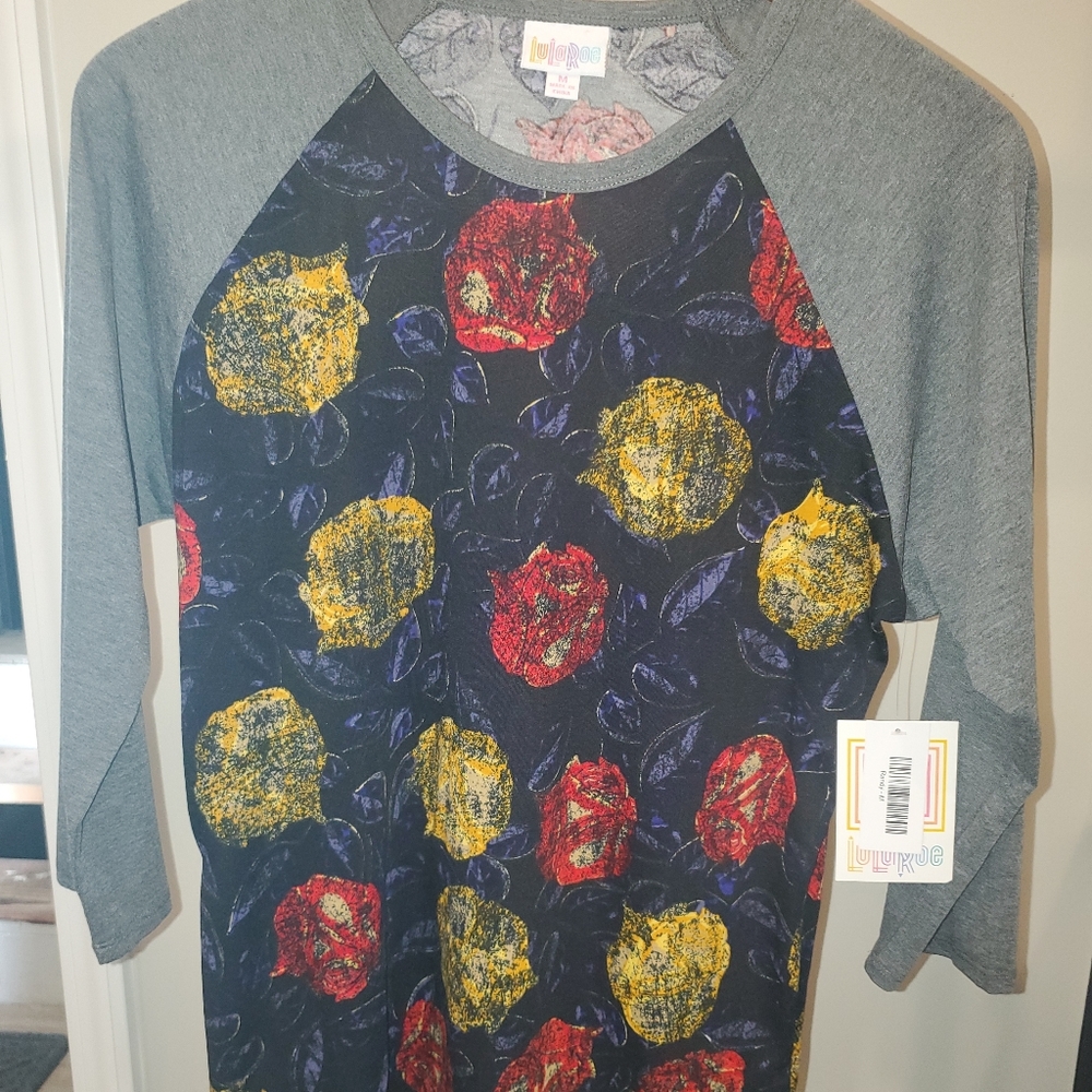 NWT Lularoe M Randy Baseball T